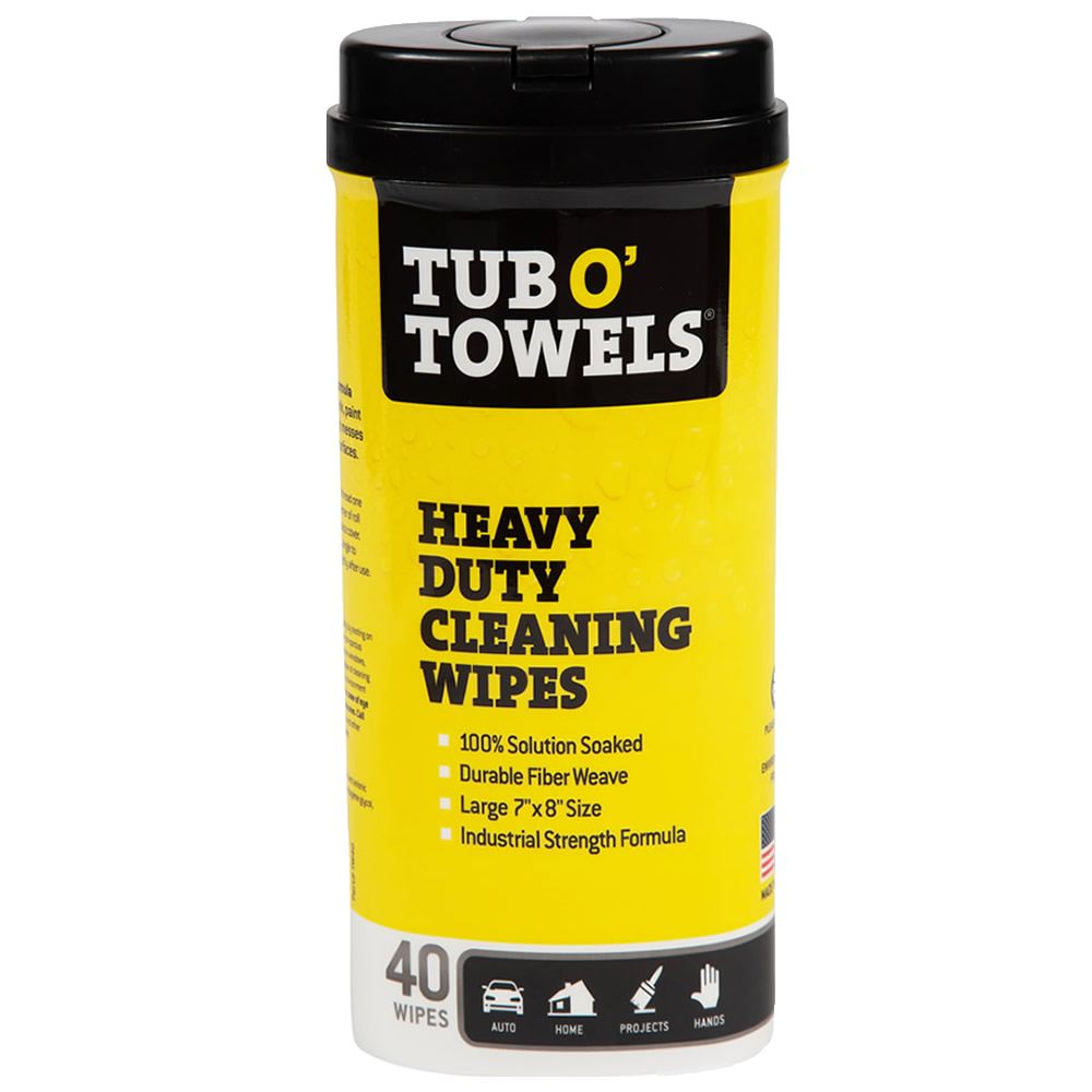 Tub O' Towels TW40-SS - 6-Pack Stainless Steel Wipes
