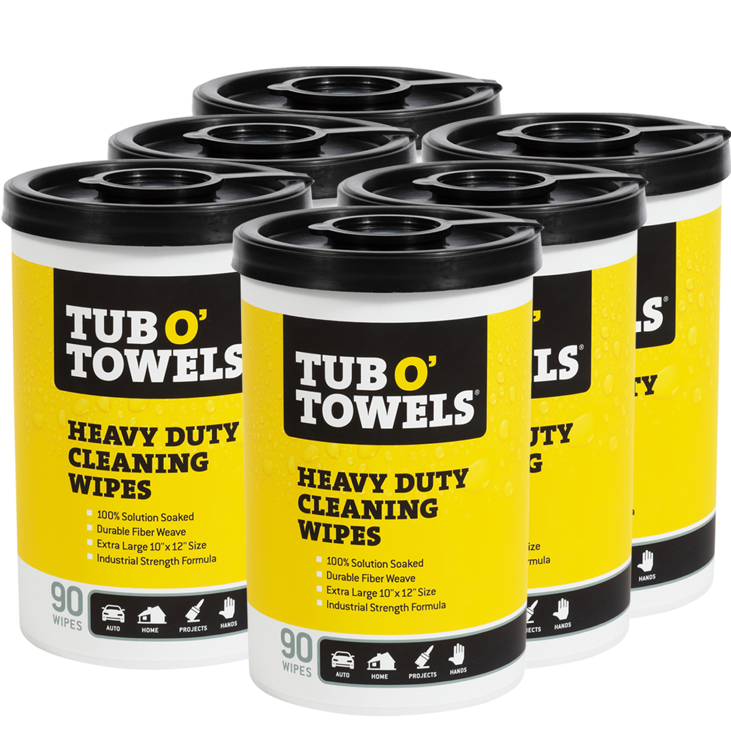 Tough Guy 24Y902 Stainless Steel Cleaner Wipes, 6 x 10-1/2, 75 Wipes